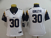 Women Nike Rams 30 Todd Gurley II White Vapor Untouchable Limited Jersey,baseball caps,new era cap wholesale,wholesale hats